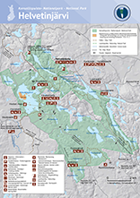 helvetinjärven kartta Helvetinjärvi National Park Trails   Nationalparks.fi