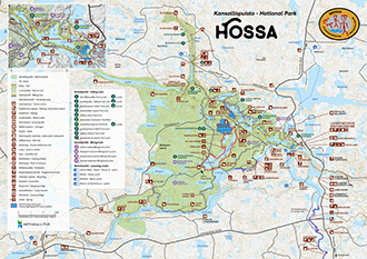 Maps of Hossa National Park 