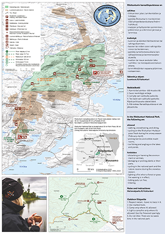 Maps of Riisitunturi National Park 