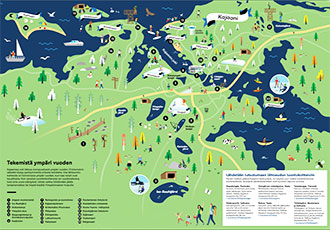 Maps of Kajaani Castle Ruins 