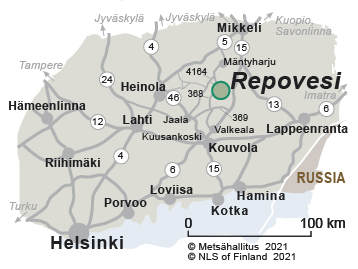 Directions to Repovesi National Park 