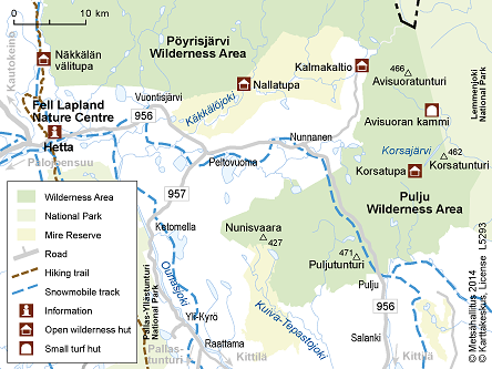 Pulju Wilderness Area Directions and Maps 